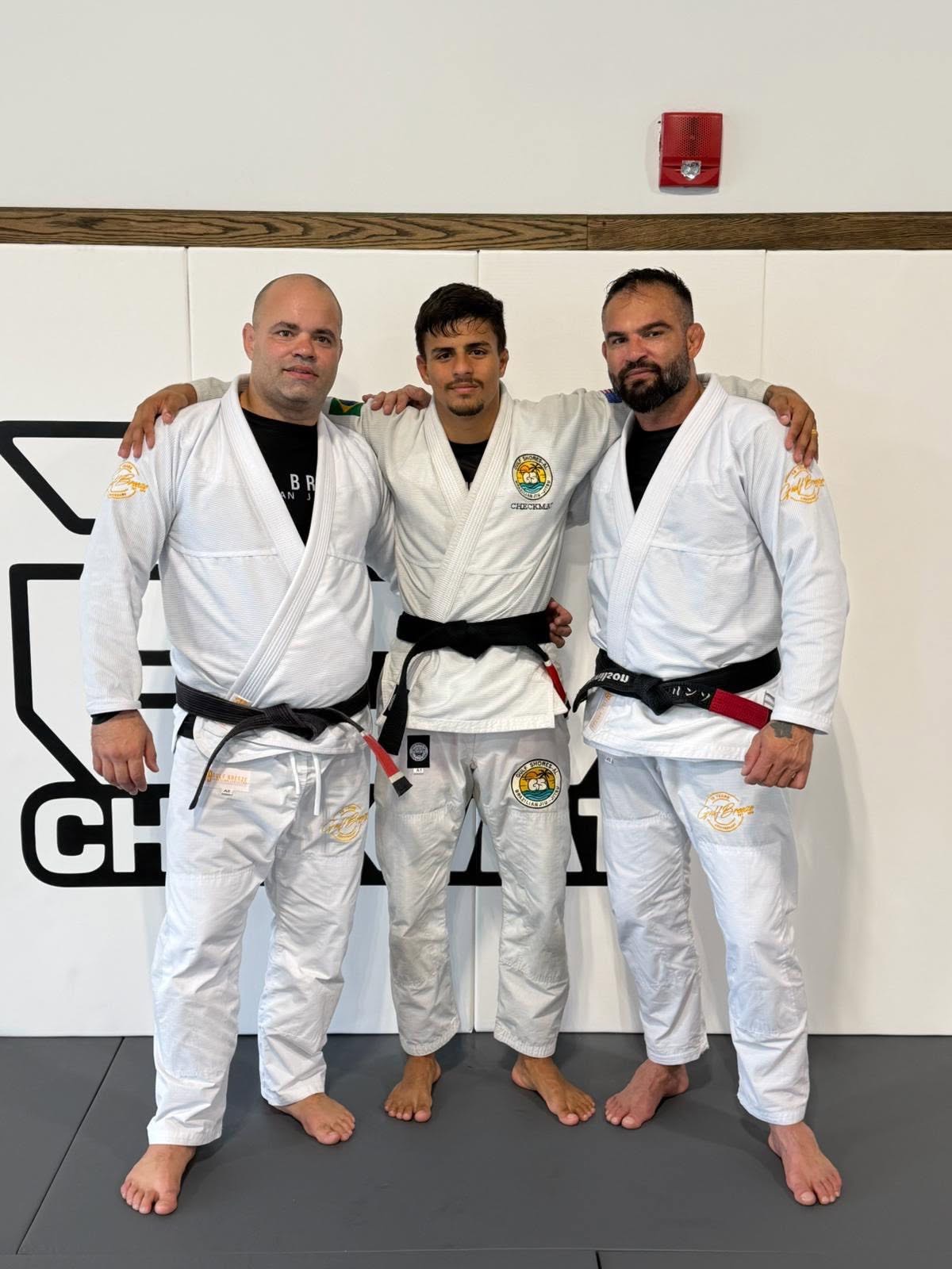 Gulf Shores BJJ coaches in their gis at the academy
